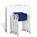Conjunto de mesa e cadeiras dobráveis e portáteis Conjunto de mesa e cadeiras dobráveis e portáteis Branco