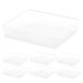 Curver Pack de 7 caixas de arrumação com tampa C-Box Curver Pack de 7 caixas de arrumação com tampa C-Box Transparente