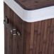 Cesto de Roupa Bambu, PU e Lona HOMCOM Cesto de Roupa Bambu, PU e Lona HOMCOM Castanho