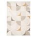 Alcatifa interior, padrão retro, felpa 170x120 Alcatifa interior, padrão retro, felpa 170x120 Creme