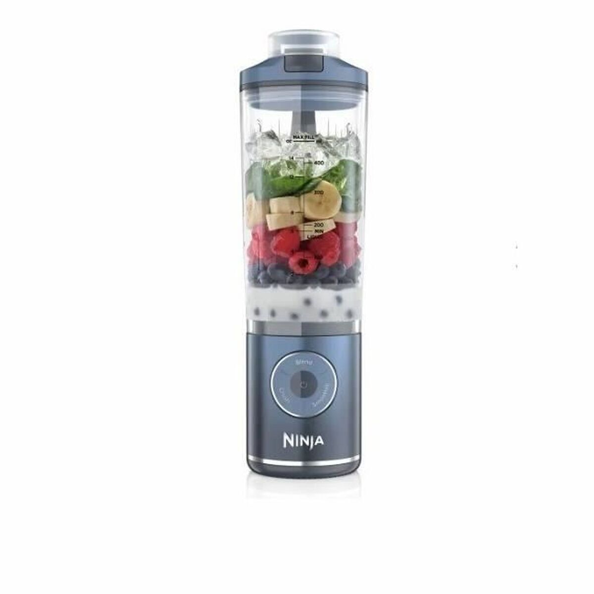 Batedora de copo ninja azul 570 ml