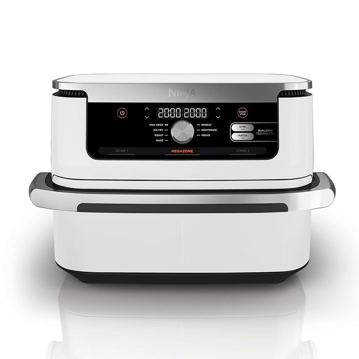 Fritadeira de ar ninja af500euwh blanc argenté 2470 w 10,4 l