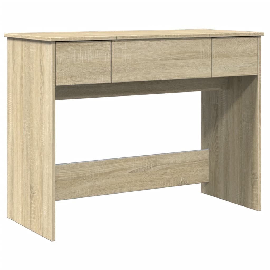 Penteadeira - toucador com espelho 100x45x76 cm cor carvalho sonoma