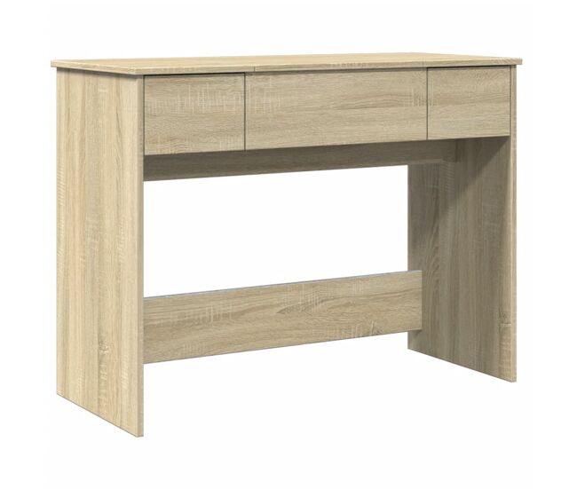 Penteadeira - toucador com espelho 100x45x76 cm cor carvalho sonoma