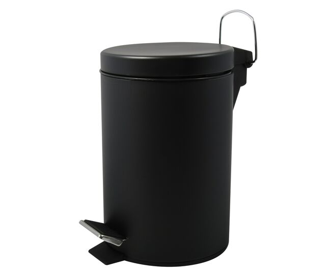 Lixeira preta well home