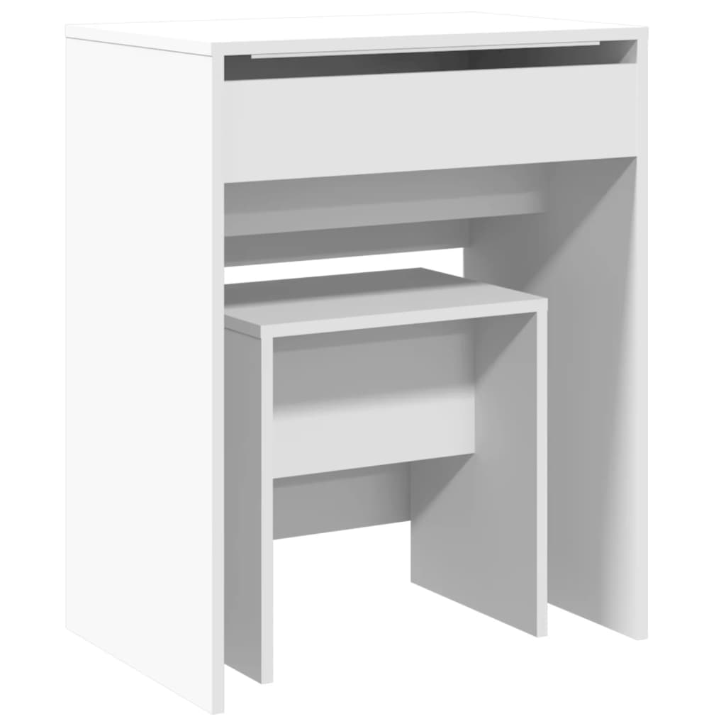Penteadeira - toucador e banco 60x40x113,5 cm branco