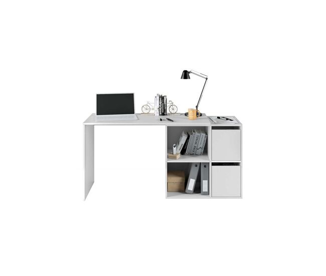 Secretária multiposições adapta artik white (branco mate) 120 x 74 x 77 cm