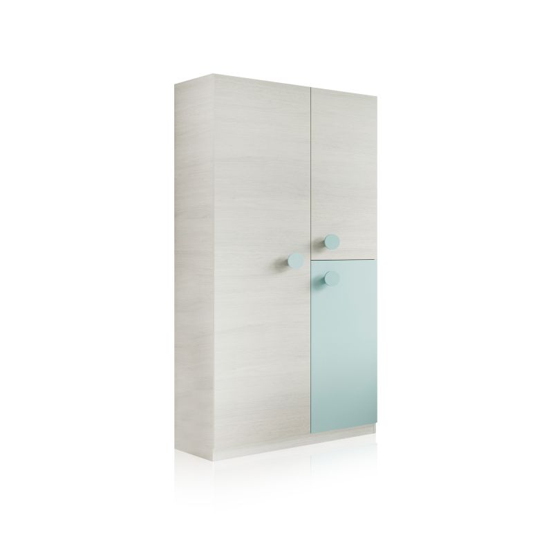 Armário snuba blanco alpes - verde acqua 90 x 200 x 52cm cm