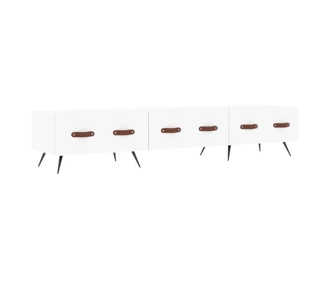 Móvel de tv - modulo de tv - armário de tv 150x36x30 cm derivados de madeira branco