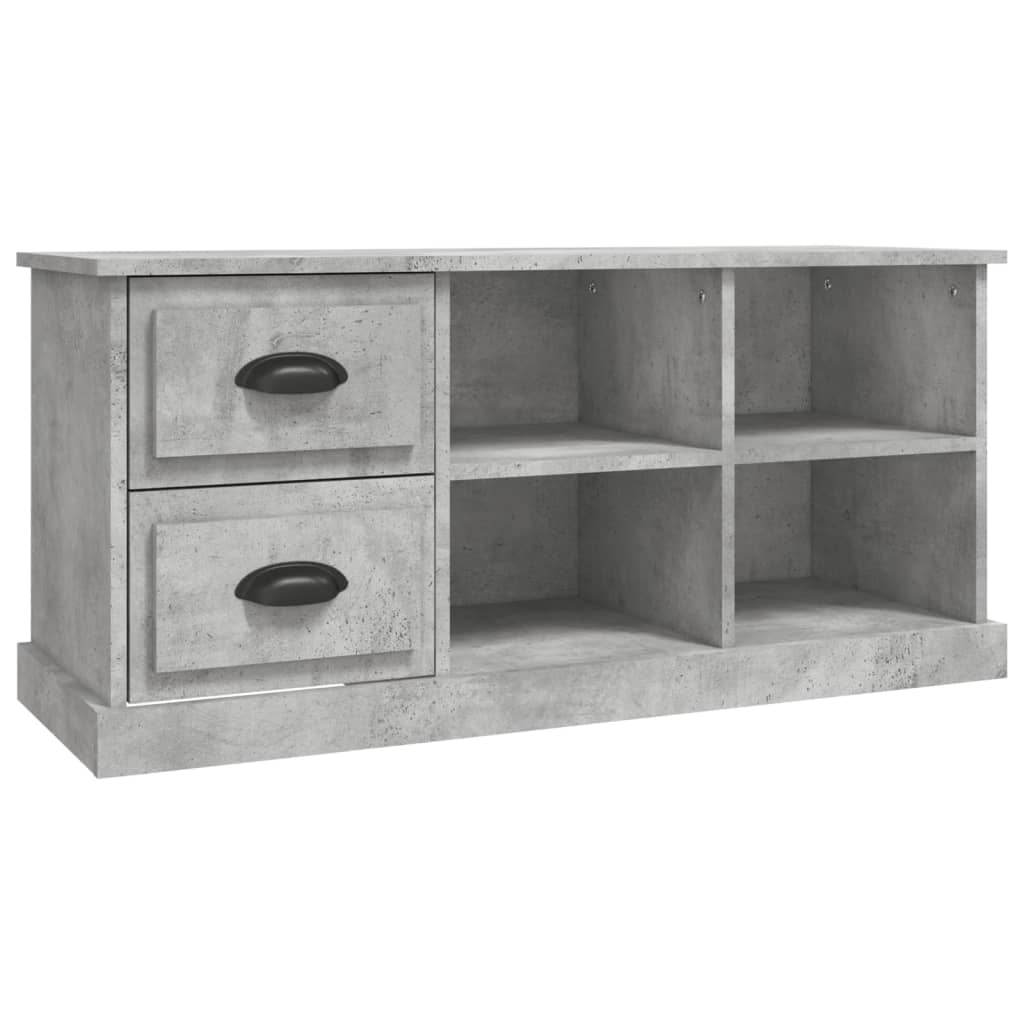 Móvel de tv - modulo de tv - armário de tv 102x35,5x47,5 cm derivados de madeira cinza cimento