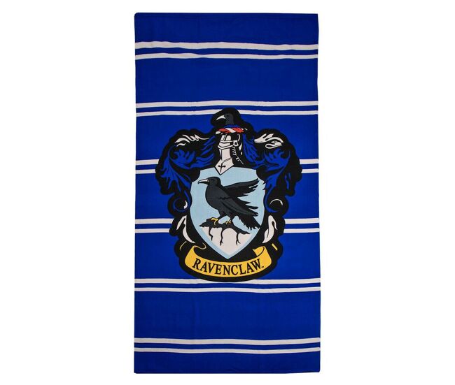 Toalha de praia harry potter azul 90 x 180 cm