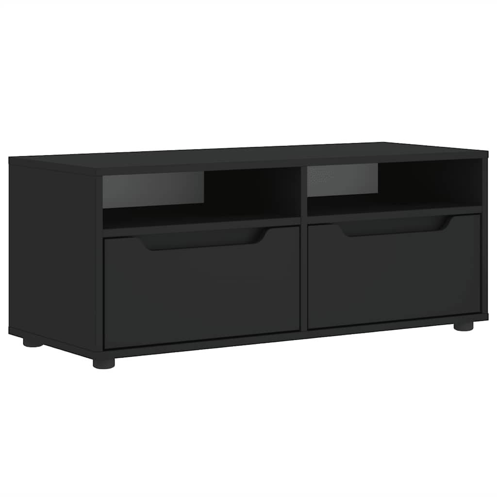 Móvel tv  - modulo de tv - armário de tv visnes derivados de madeira noir 100x40x38 cm