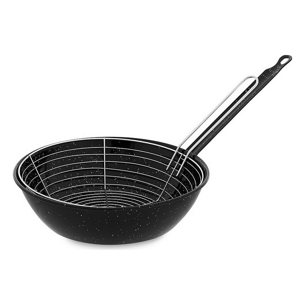 Frigideira com cesto vaello preto aço esmaltado (ø 26 cm)