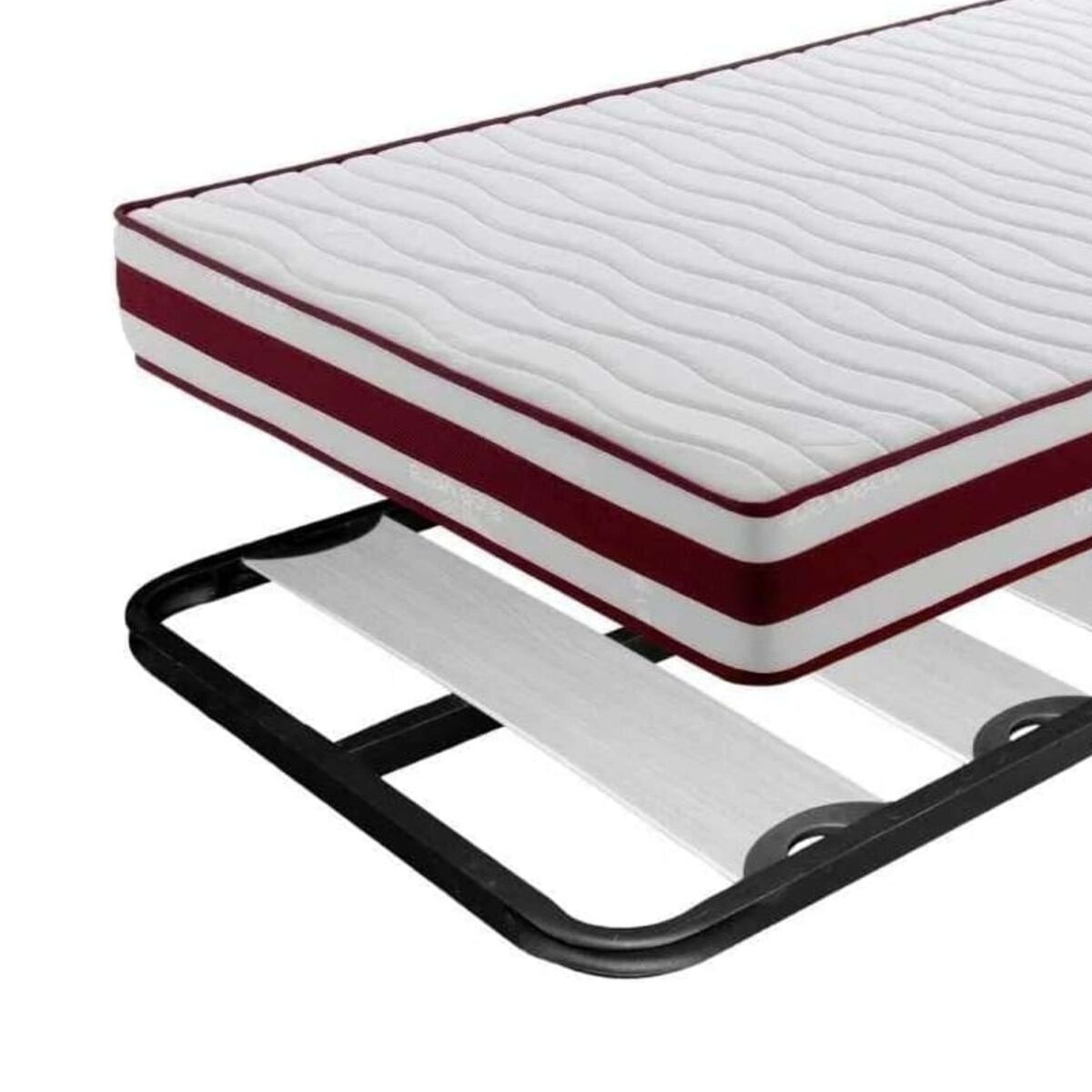 Pacote de descanso completo hipnos 2 com base de cama larga e macia e colchão rioja 135x190 cm