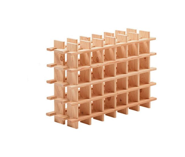 Suporte para garrafas astigarraga castanho pinheiro (75 x 22 x 54 cm)
