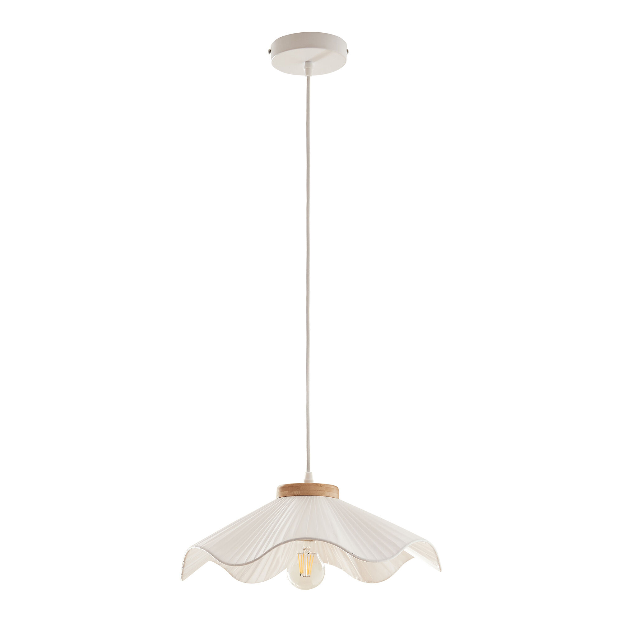 Candeeiro suspenso Broadway com abajur em tecido