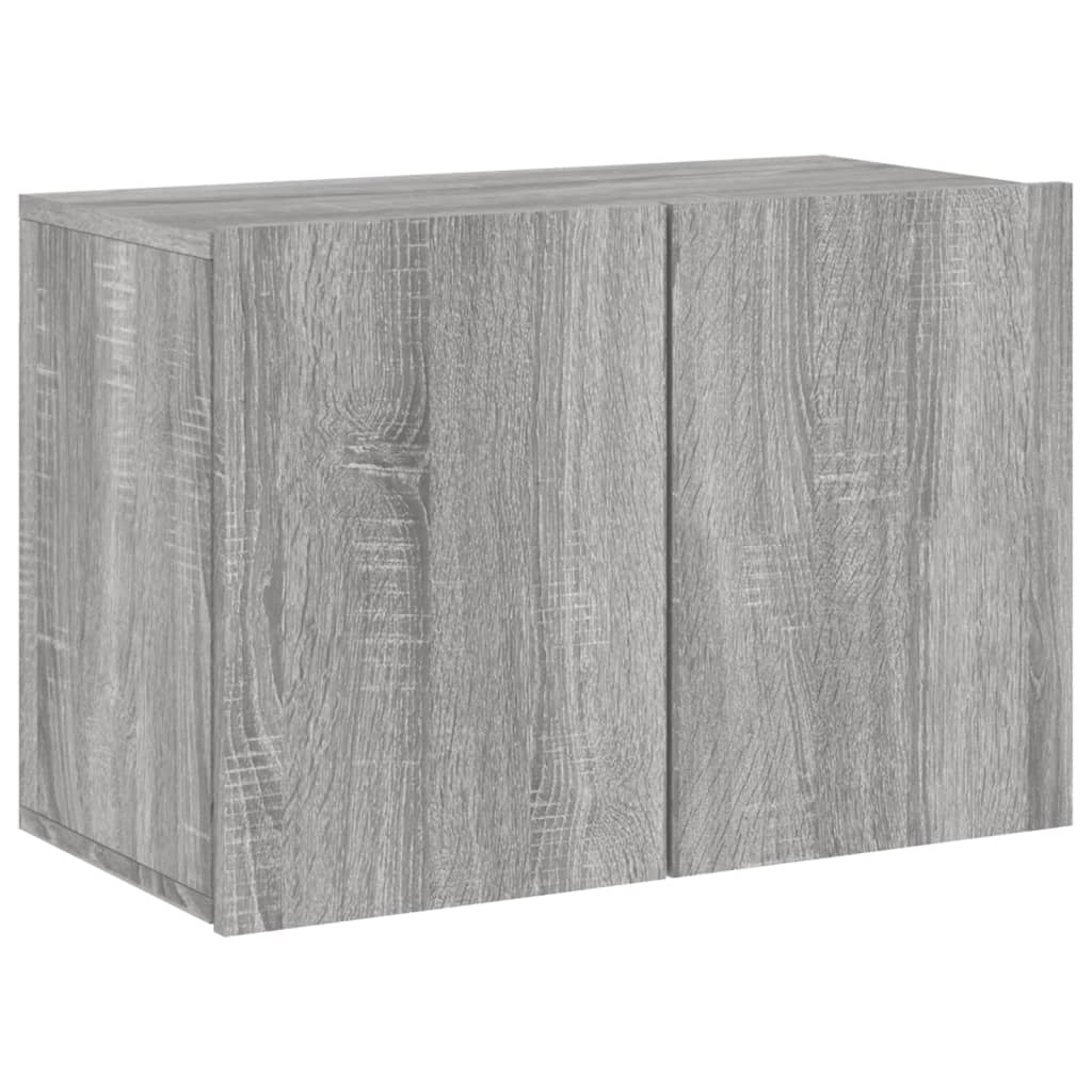Móvel de parede para tv - armário de tv 60x30x41 cm cinzento sonoma