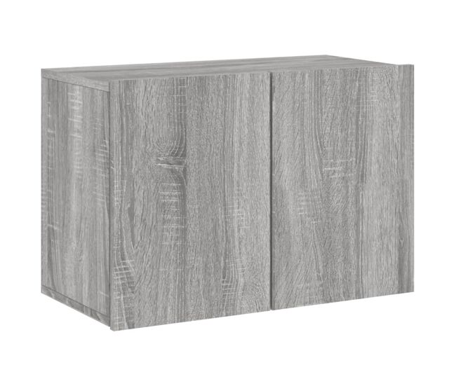 Móvel de parede para tv - armário de tv 60x30x41 cm cinzento sonoma