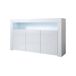 Aparador Sala de estar e jantar 3 portas LED Aker 155 Aparador Sala de estar e jantar 3 portas LED Aker 155 Branco