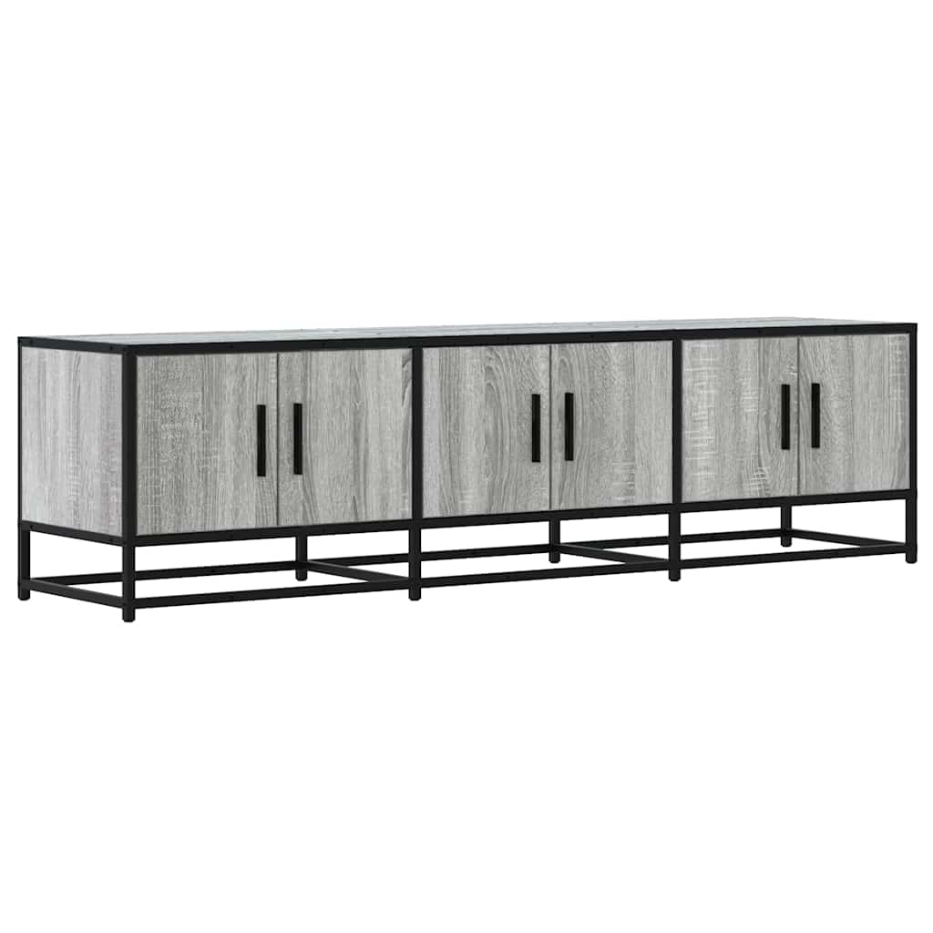 Móvel p/ tv, armário de tv 150x35x41 cm deriv. madeira/metal cinzento sonoma