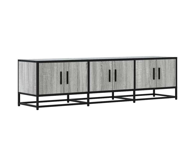 Móvel p/ tv, armário de tv 150x35x41 cm deriv. madeira/metal cinzento sonoma