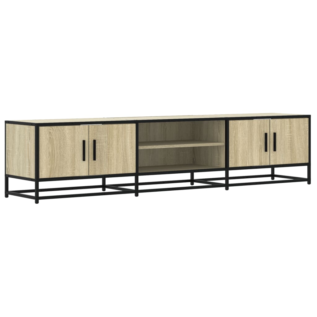 Móvel de tv - modulo de tv - armário de tv 180x35x41 cm derivados de madeira carvalho sonoma