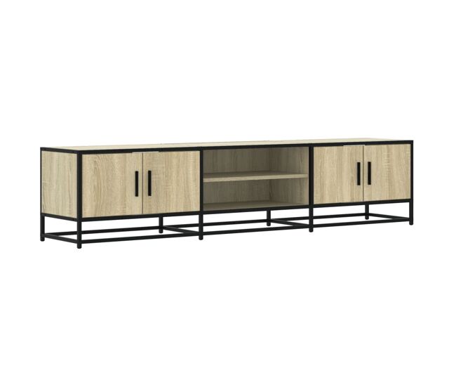 Móvel de tv - modulo de tv - armário de tv 180x35x41 cm derivados de madeira carvalho sonoma