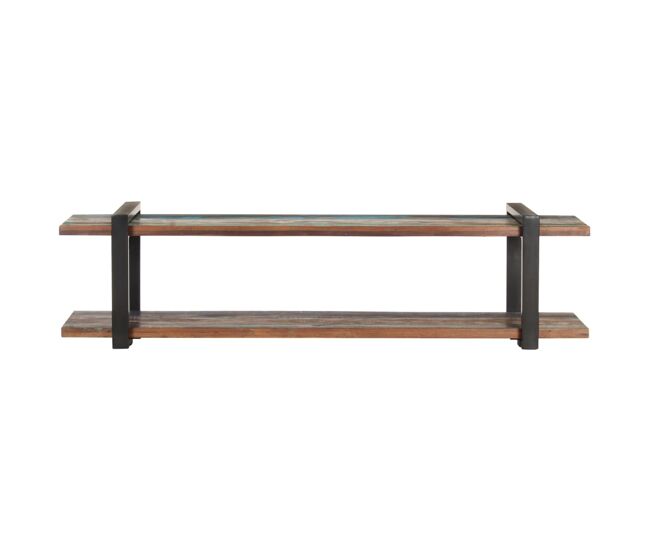 Móvel de tv - modulo de tv - armário de tv 160x40x40 cm madeira recuperada maciça
