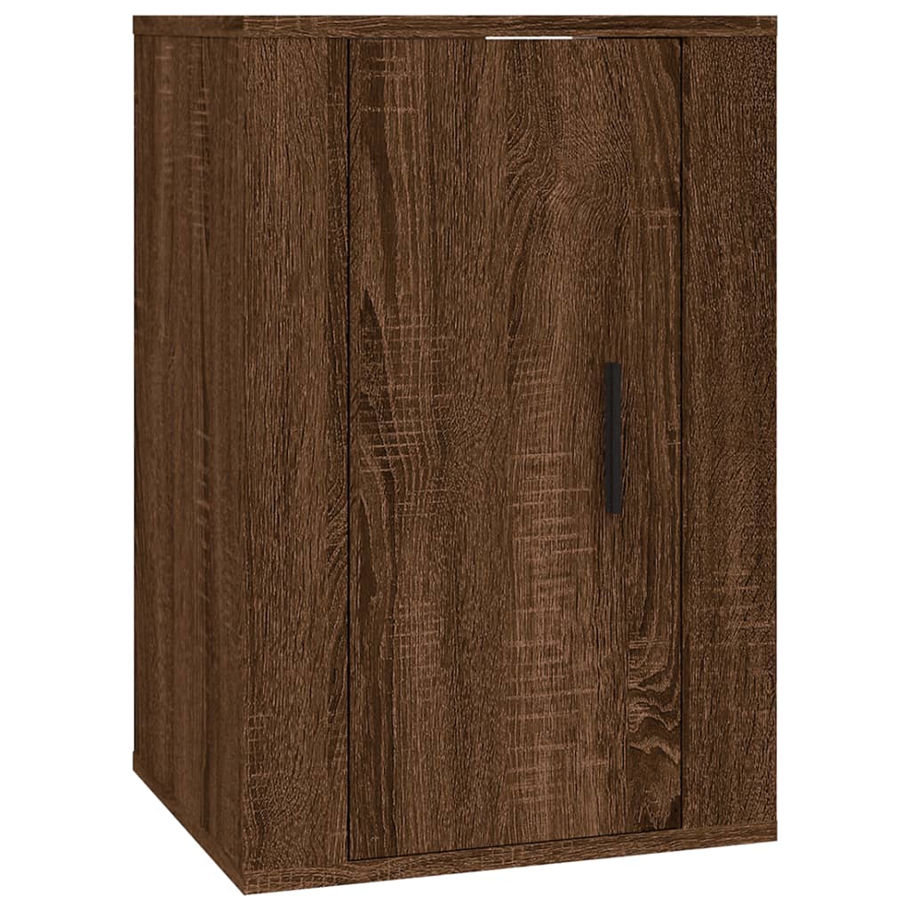 Móvel de tv - modulo de tv - armário de tv de parede 40x34,5x60 cm carvalho castanho