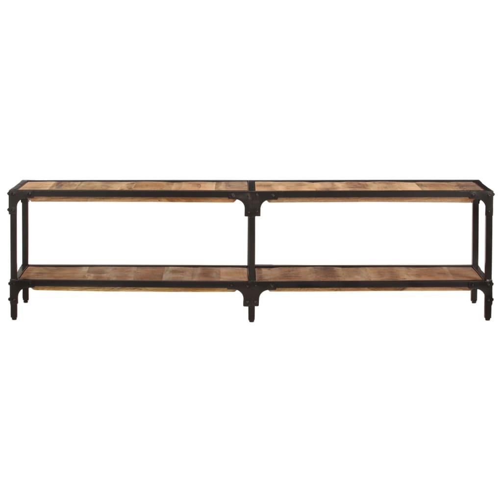 Móvel de tv - modulo de tv - armário de tv 150x30x41 cm madeira de mangueira maciça