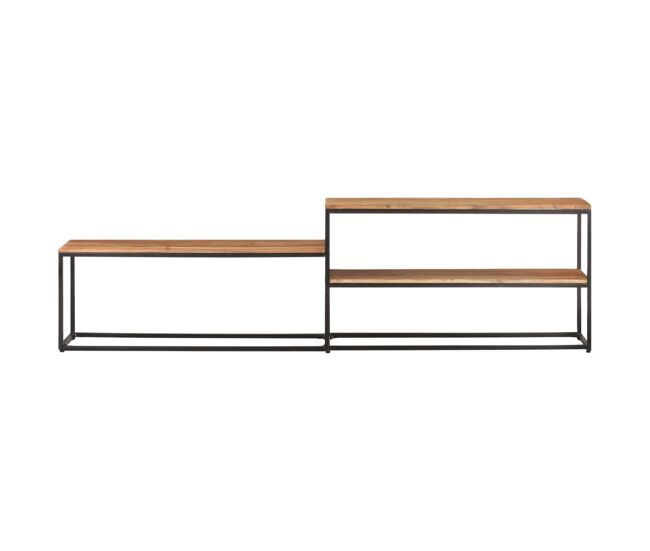 Móvel de tv - modulo de tv - armário de tv 180x30x50 cm madeira de acácia maciça