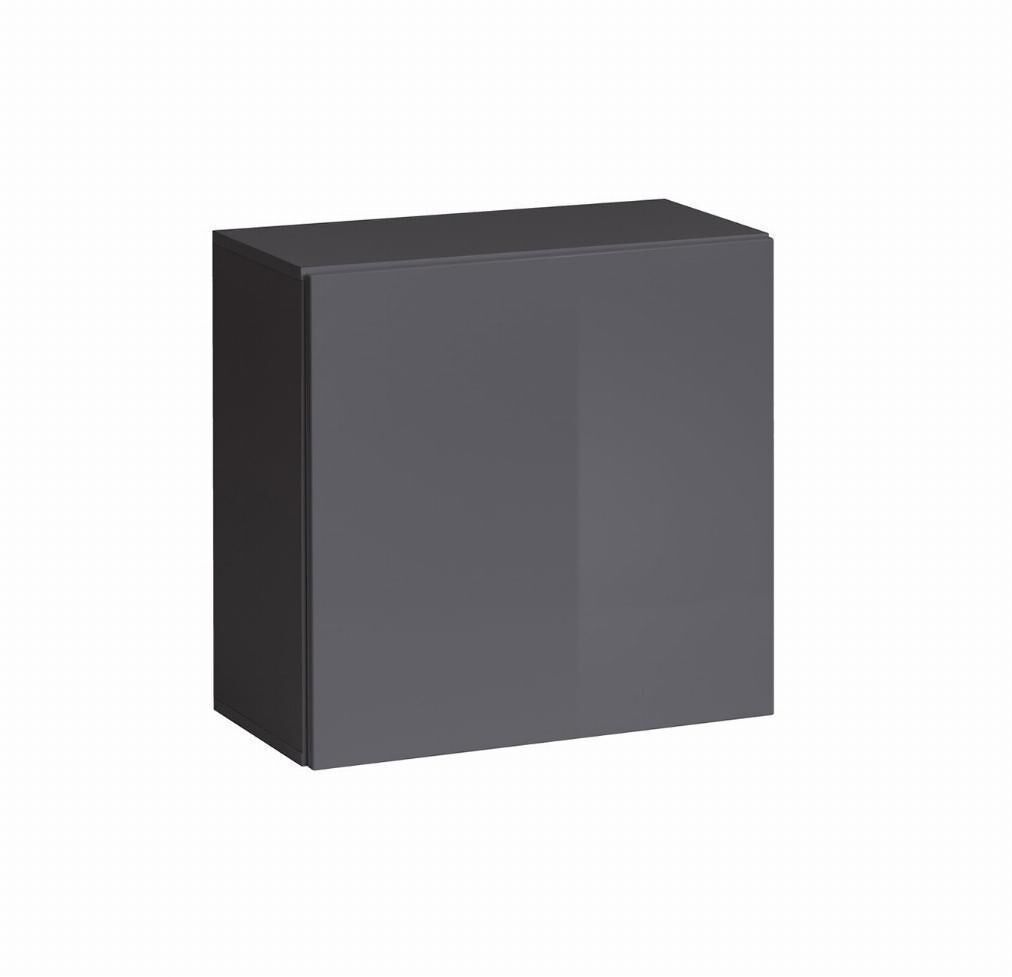 Armário suspenso sala de estar e jantar cinzento 60x30x60 1 porta berit muebles bonitos