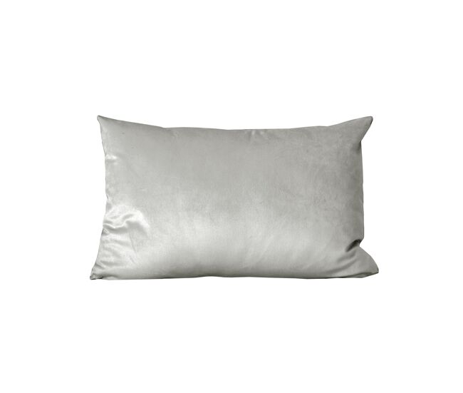 Almofada retangular veludo cinza 50x30 cm - nauru
