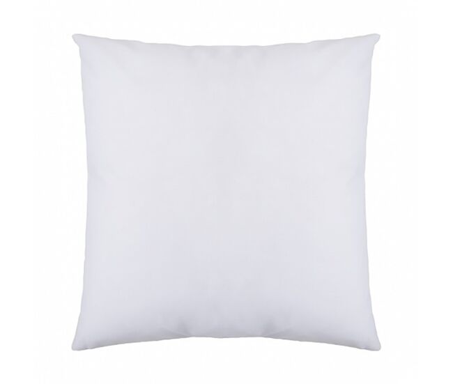 Enchimento de almofada quadrado de poliéster blanc 40x40cm