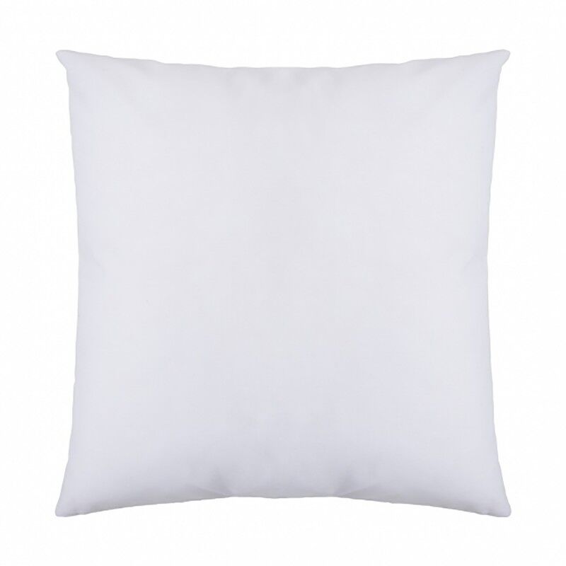 Enchimento de almofada quadrado em poliéster blanc 60x60cm