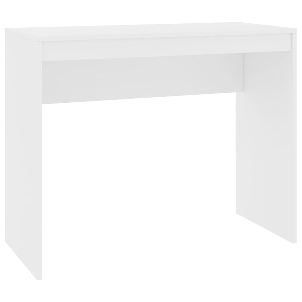 Secretária escrivaninha de computador - 90x40x72 cm derivados de madeira branco