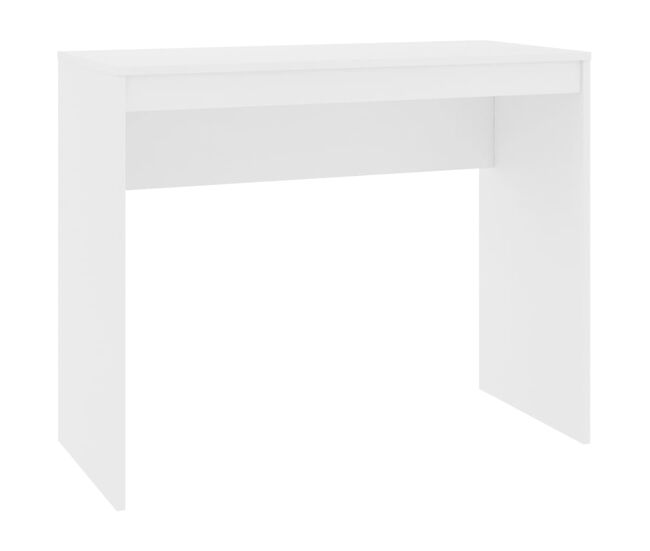 Secretária escrivaninha de computador - 90x40x72 cm derivados de madeira branco