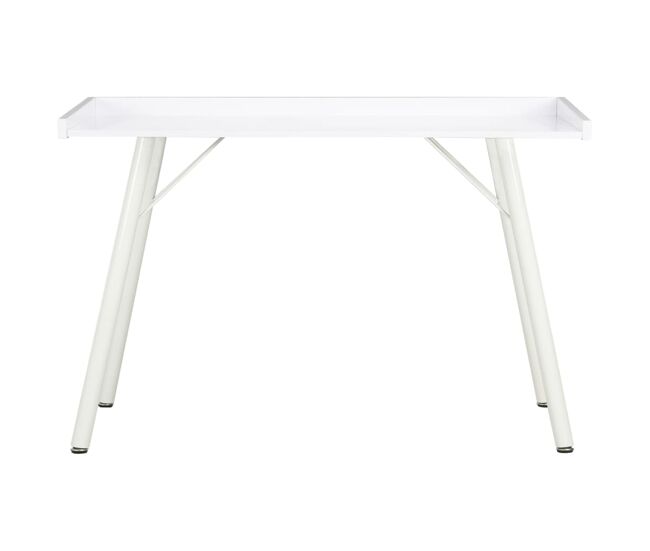 Secretária escrivaninha de computador - 90x50x79 cm branco