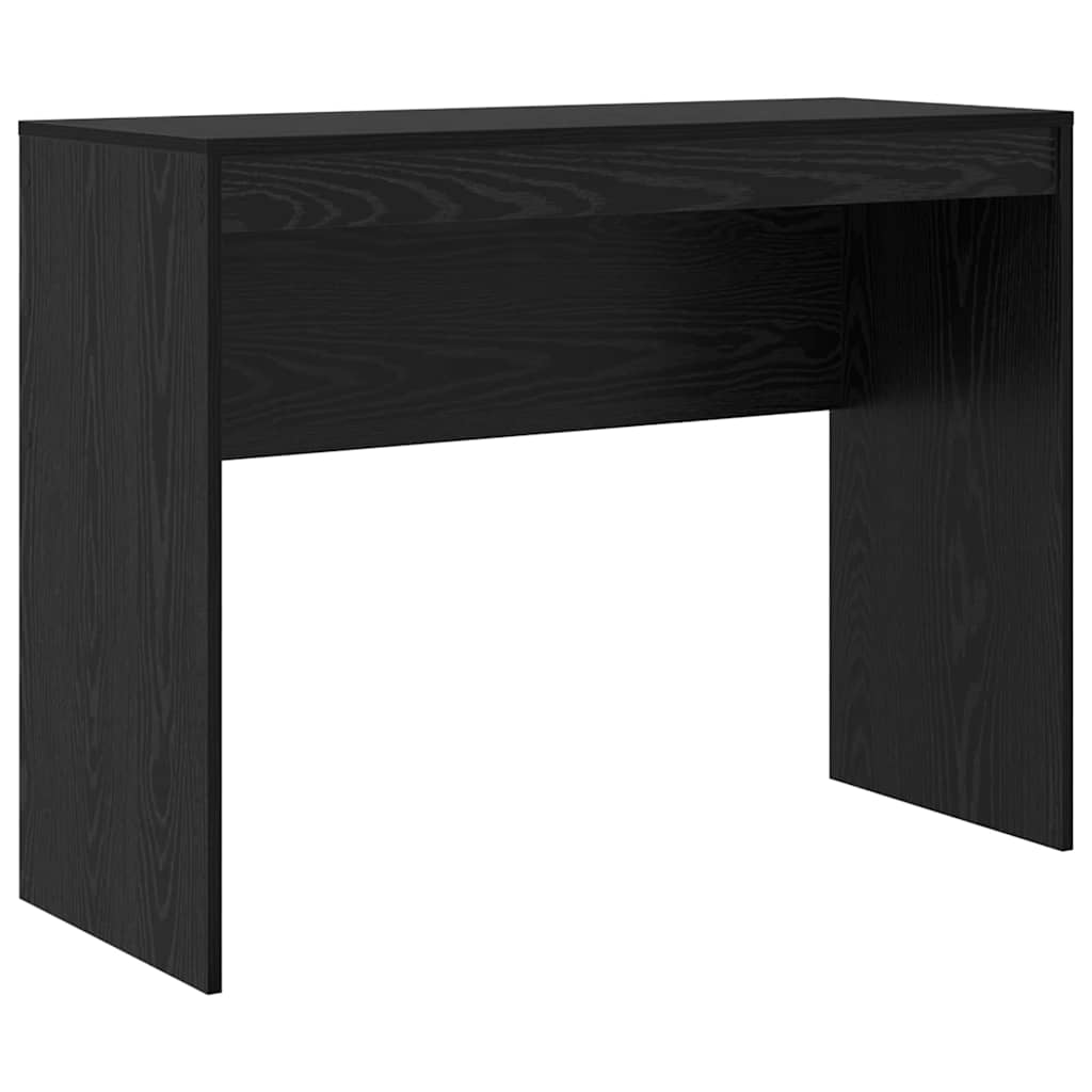 Secretária escrivaninha de computador - carvalho preto 100 x 40 x 76 cm madeira processada
