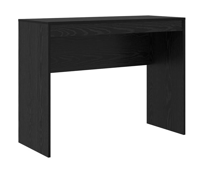 Secretária escrivaninha de computador - carvalho preto 100 x 40 x 76 cm madeira processada