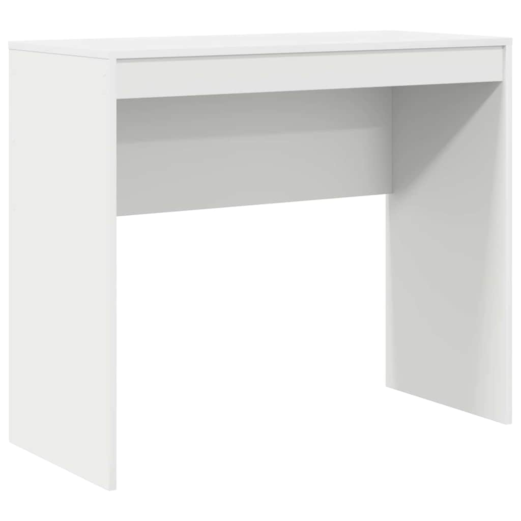 Secretária escrivaninha de computador - branco 90 x 40 x 76 cm madeira processada