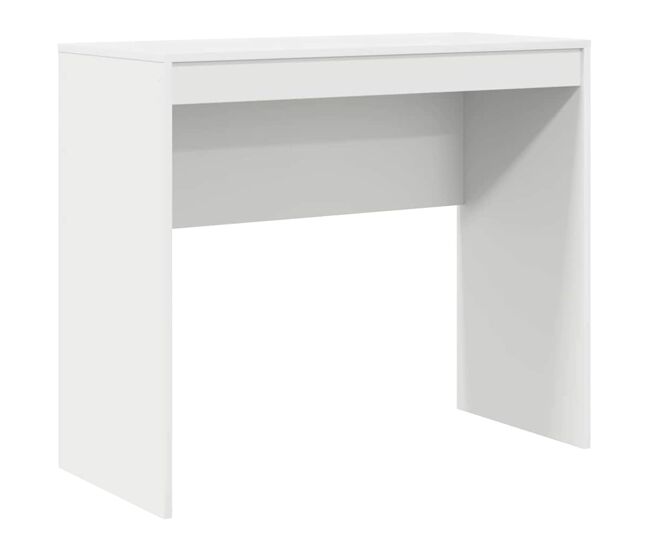 Secretária escrivaninha de computador - branco 90 x 40 x 76 cm madeira processada