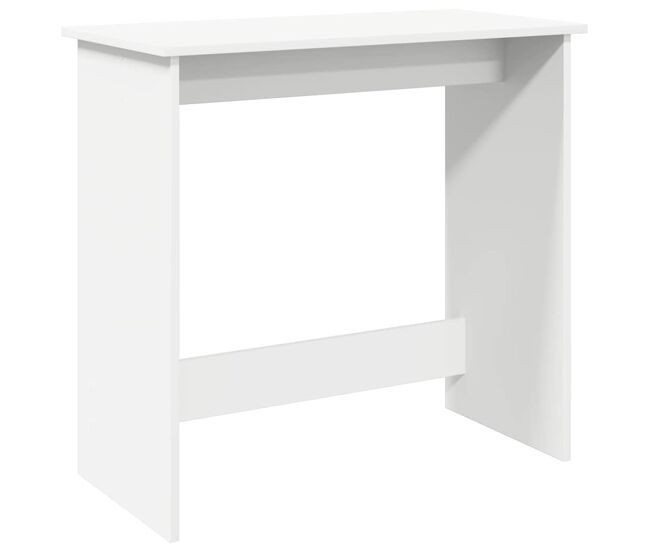 Secretária escrivaninha de computador - 80x40x75 cm derivados de madeira branco