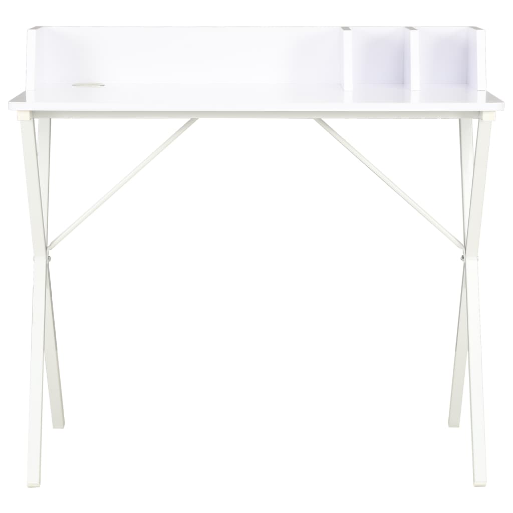 Secretária escrivaninha de computador - 80x50x84 cm branco
