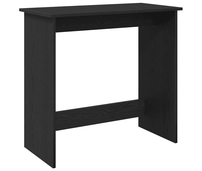 Secretária escrivaninha de computador - 80x40x75 cm contraplacado preto