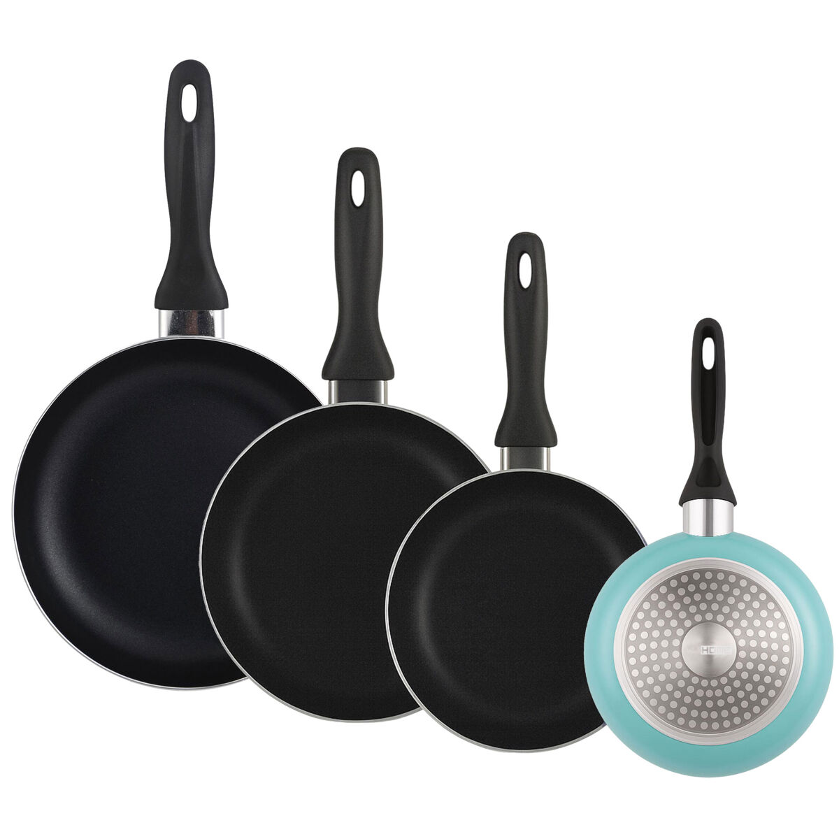 Conjunto de 4 frigideiras well home