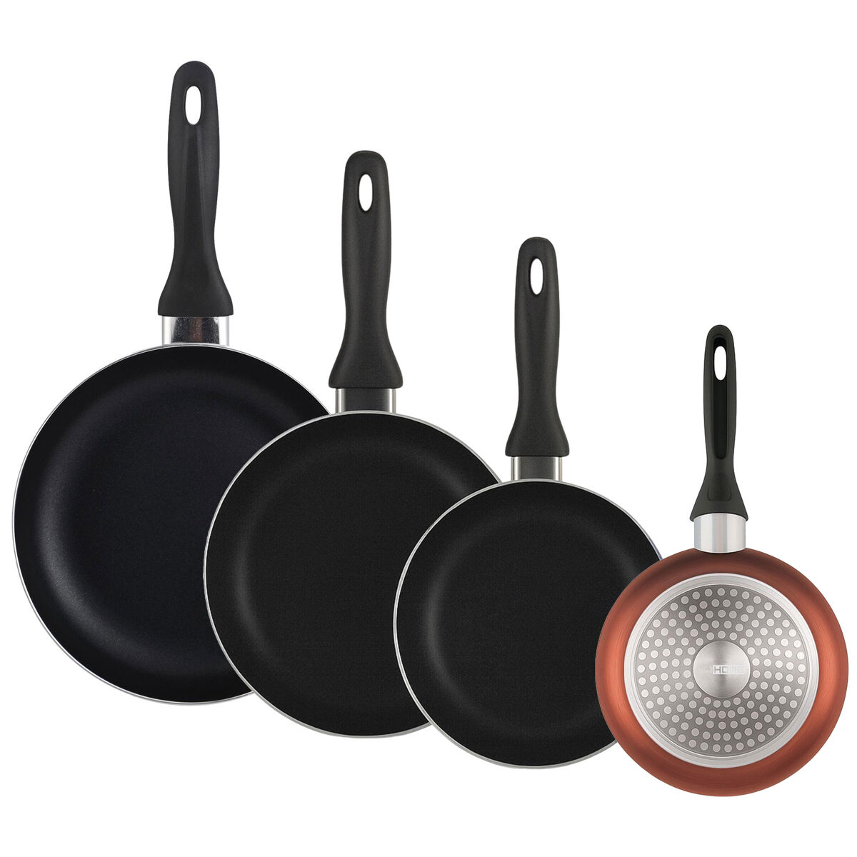 Conjunto de 4 frigideiras well home