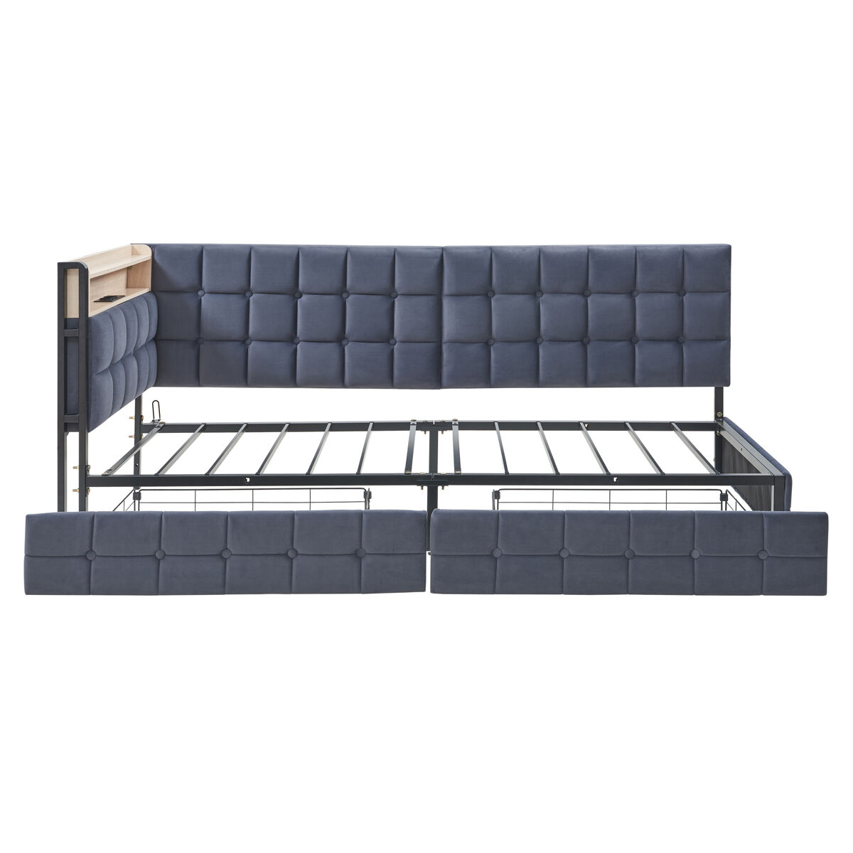 Camas individuais 99x208 Cinza