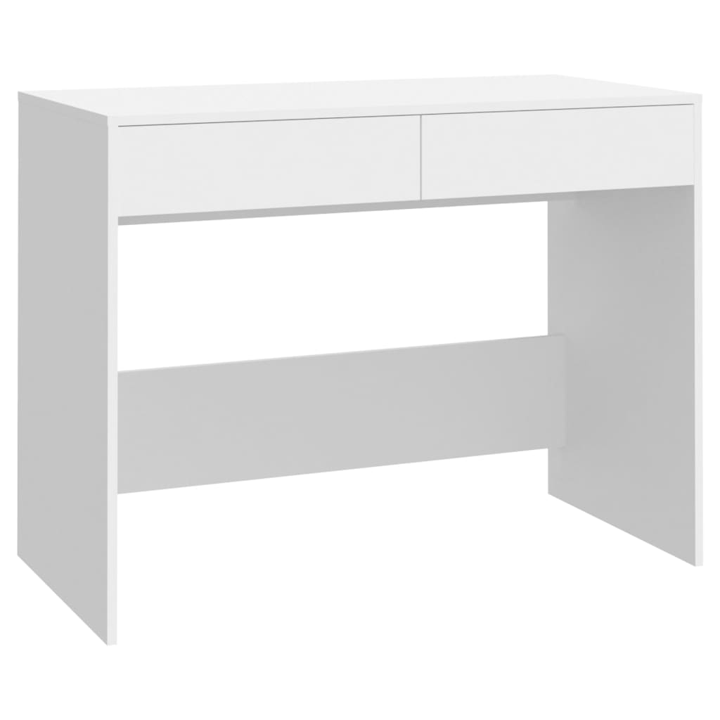 Secretária escrivaninha de computador - 101x50x76,5 cm derivados de madeira branco