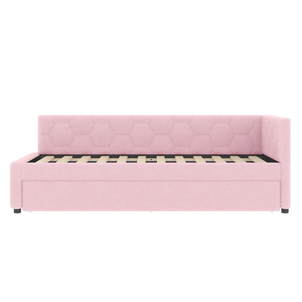 Daybett, 90x200cm - sofá-cama, com estrado (sem colchão), candeeiro de cabeceira, cama extensível multifuncional, porta usb e tipo c, material
